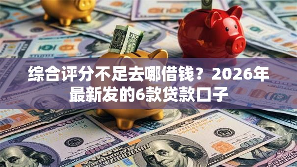 综合评分不足去哪借钱？2026年最新发的6款贷款口子