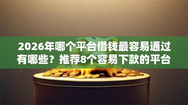 2026年哪个平台借钱最容易通过有哪些?推荐8个容易下款的平台 2026年哪个平台借钱最容易通过有哪些?推荐8个容易下款的平台