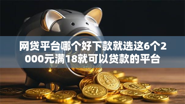 网贷平台哪个好下款就选这6个2000元满18就可以贷款的平台