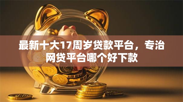 最新十大17周岁贷款平台，专治网贷平台哪个好下款