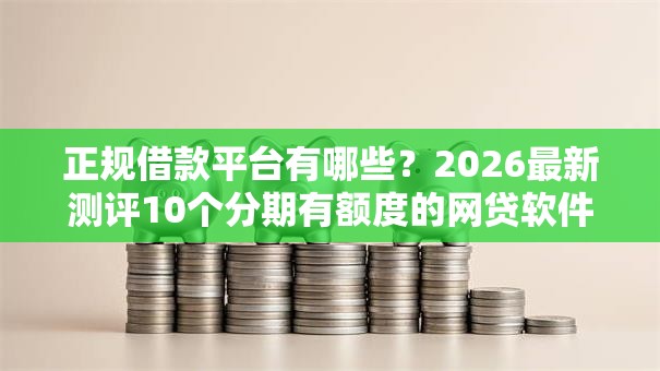 正规借款平台有哪些?2026最新测评10个分期有额度的网贷软件 正规借款平台有哪些?2026最新测评10个分期有额度的网贷软件