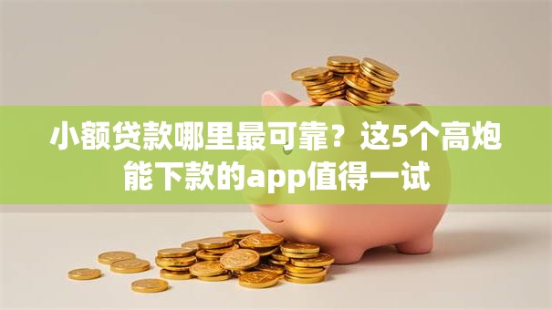 小额贷款哪里最可靠？这5个高炮能下款的app值得一试