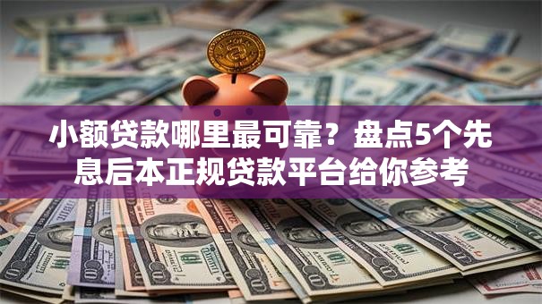 小额贷款哪里最可靠？盘点5个先息后本正规贷款平台给你参考