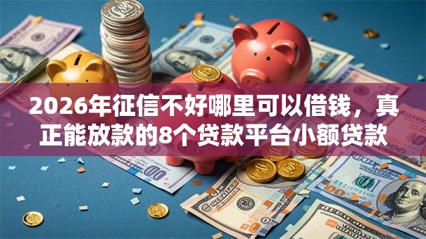 2026年征信不好哪里可以借钱,真正能放款的8个贷款平台小额贷款推荐 2026年征信不好哪里可以借钱,真正能放款的8个贷款平台小额贷款推荐