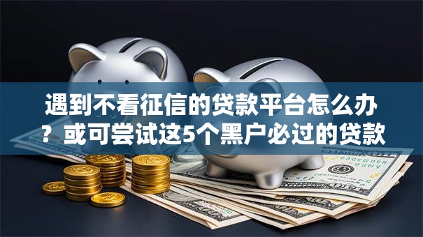 遇到不看征信的贷款平台怎么办?或可尝试这5个黑户必过的贷款平台 遇到不看征信的贷款平台怎么办?或可尝试这5个黑户必过的贷款平台