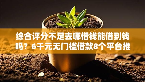 综合评分不足去哪借钱能借到钱吗?6千元无门槛借款8个平台推荐 综合评分不足去哪借钱能借到钱吗?6千元无门槛借款8个平台推荐