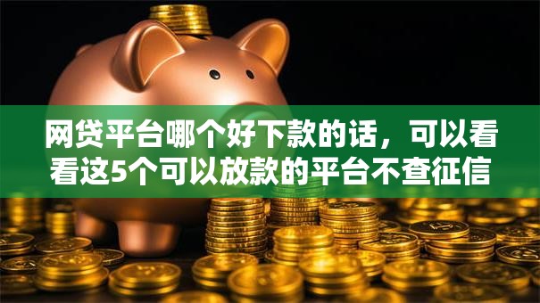 网贷平台哪个好下款的话,可以看看这5个可以放款的平台不查征信 网贷平台哪个好下款的话,可以看看这5个可以放款的平台不查征信