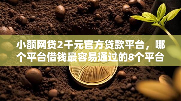 小额网贷2千元官方贷款平台,哪个平台借钱最容易通过的8个平台介绍 小额网贷2千元官方贷款平台,哪个平台借钱最容易通过的8个平台介绍