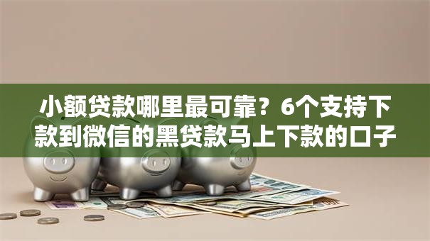小额贷款哪里最可靠？6个支持下款到微信的黑贷款马上下款的口子2025