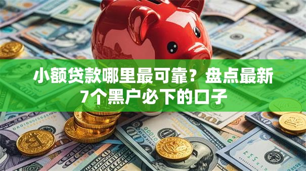 小额贷款哪里最可靠?盘点最新7个黑户必下的口子 小额贷款哪里最可靠?盘点最新7个黑户必下的口子