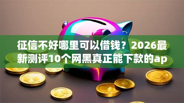 征信不好哪里可以借钱？2026最新测评10个网黑真正能下款的app