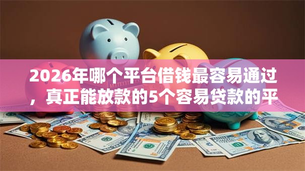2026年哪个平台借钱最容易通过，真正能放款的5个容易贷款的平台推荐