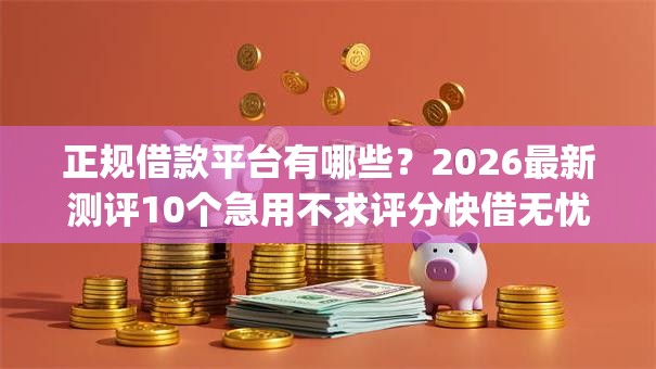 正规借款平台有哪些?2026最新测评10个急用不求评分快借无忧的app 正规借款平台有哪些?2026最新测评10个急用不求评分快借无忧的app