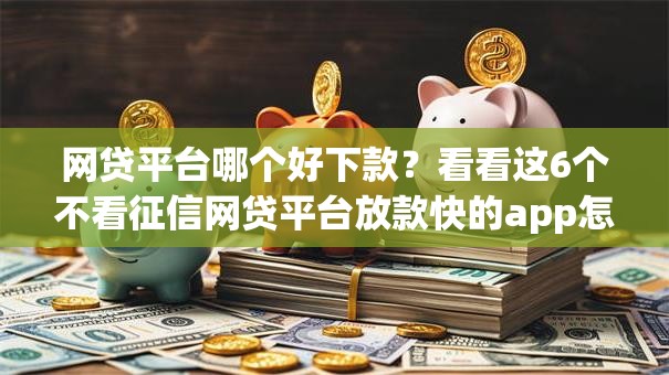 网贷平台哪个好下款？看看这6个不看征信网贷平台放款快的app怎么样