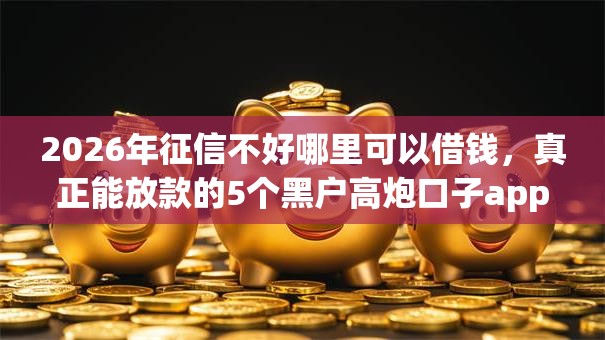2026年征信不好哪里可以借钱,真正能放款的5个黑户高炮口子app下载推荐 2026年征信不好哪里可以借钱,真正能放款的5个黑户高炮口子app下载推荐