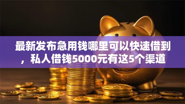 最新发布急用钱哪里可以快速借到，私人借钱5000元有这5个渠道