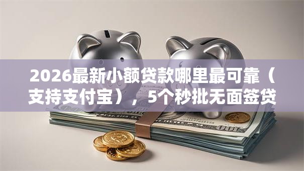 2026最新小额贷款哪里最可靠（支持支付宝），5个秒批无面签贷款平台无私分享