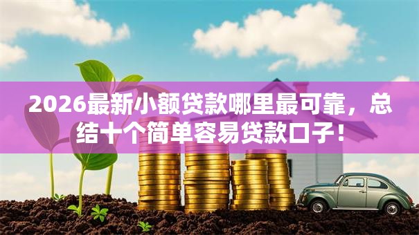 2026最新小额贷款哪里最可靠，总结十个简单容易贷款口子！