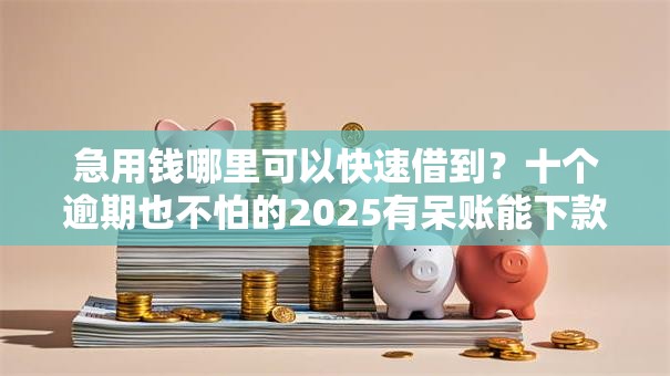 急用钱哪里可以快速借到？十个逾期也不怕的2025有呆账能下款的口子