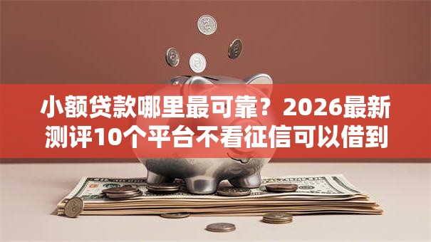 小额贷款哪里最可靠？2026最新测评10个平台不看征信可以借到钱