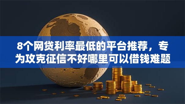 8个网贷利率最低的平台推荐,专为攻克征信不好哪里可以借钱难题 8个网贷利率最低的平台推荐,专为攻克征信不好哪里可以借钱难题