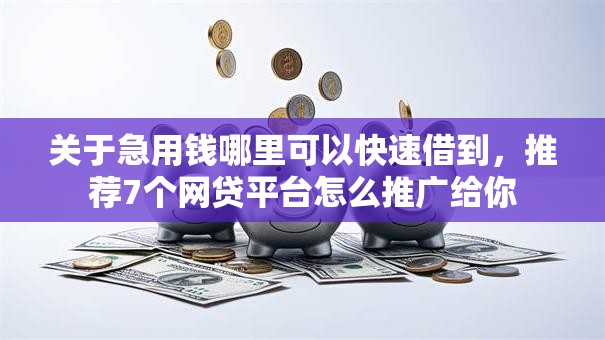 关于急用钱哪里可以快速借到,推荐7个网贷平台怎么推广给你 关于急用钱哪里可以快速借到,推荐7个网贷平台怎么推广给你