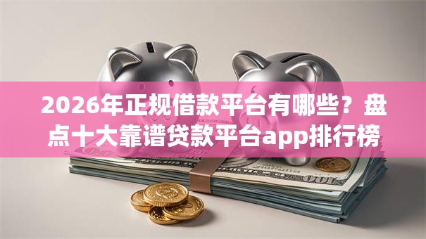 2026年正规借款平台有哪些?盘点十大靠谱贷款平台app排行榜 2026年正规借款平台有哪些?盘点十大靠谱贷款平台app排行榜
