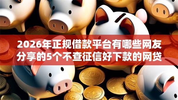 2026年正规借款平台有哪些网友分享的5个不查征信好下款的网贷软件我觉得不错! 2026年正规借款平台有哪些网友分享的5个不查征信好下款的网贷软件我觉得不错!