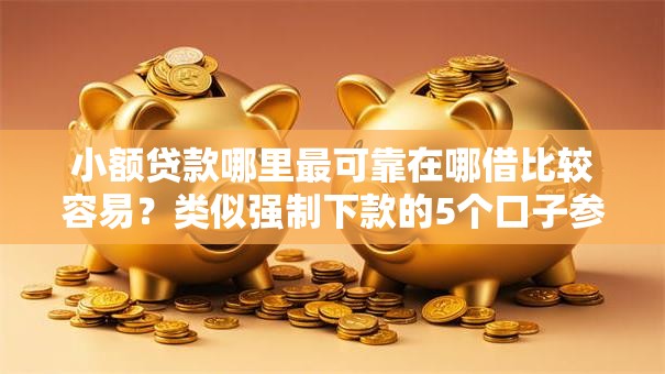 小额贷款哪里最可靠在哪借比较容易?类似强制下款的5个口子参考 小额贷款哪里最可靠在哪借比较容易?类似强制下款的5个口子参考