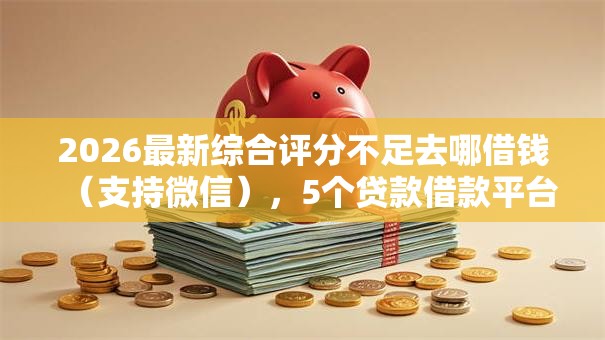 2026最新综合评分不足去哪借钱（支持微信），5个贷款借款平台靠谱无私分享