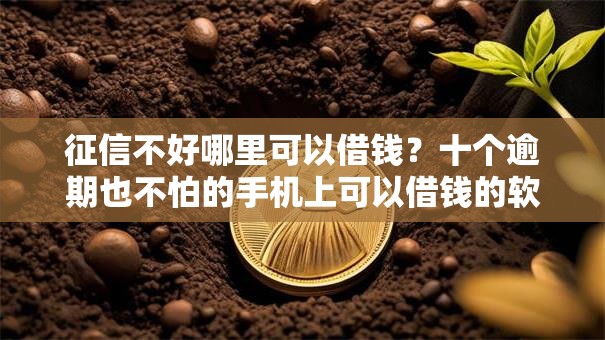 征信不好哪里可以借钱？十个逾期也不怕的手机上可以借钱的软件