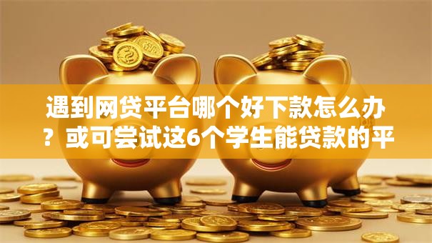 遇到网贷平台哪个好下款怎么办?或可尝试这6个学生能贷款的平台 遇到网贷平台哪个好下款怎么办?或可尝试这6个学生能贷款的平台
