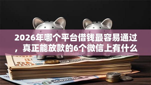 2026年哪个平台借钱最容易通过，真正能放款的6个微信上有什么贷款平台推荐