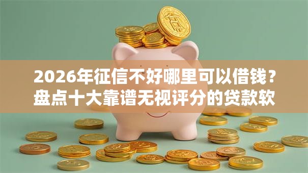 2026年征信不好哪里可以借钱？盘点十大靠谱无视评分的贷款软件