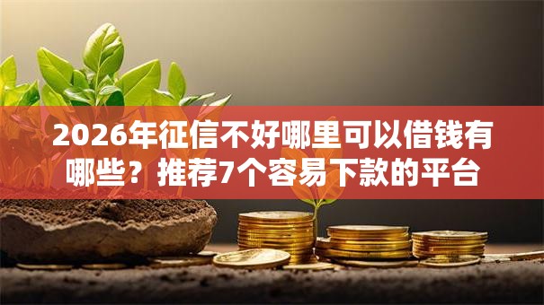 2026年征信不好哪里可以借钱有哪些?推荐7个容易下款的平台 2026年征信不好哪里可以借钱有哪些?推荐7个容易下款的平台