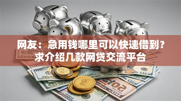 网友:急用钱哪里可以快速借到?求介绍几款网贷交流平台 网友:急用钱哪里可以快速借到?求介绍几款网贷交流平台