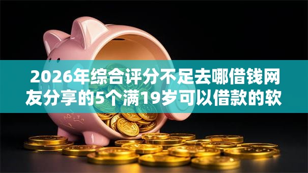 2026年综合评分不足去哪借钱网友分享的5个满19岁可以借款的软件我觉得不错！
