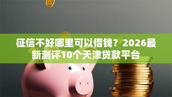 征信不好哪里可以借钱？2026最新测评10个天津贷款平台
