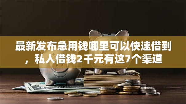 最新发布急用钱哪里可以快速借到，私人借钱2千元有这7个渠道