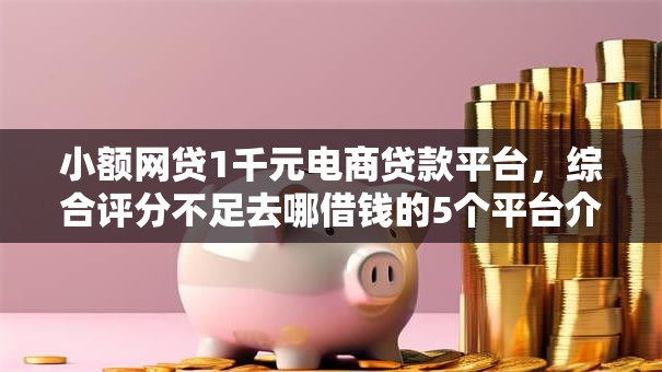 小额网贷1千元电商贷款平台,综合评分不足去哪借钱的5个平台介绍 小额网贷1千元电商贷款平台,综合评分不足去哪借钱的5个平台介绍