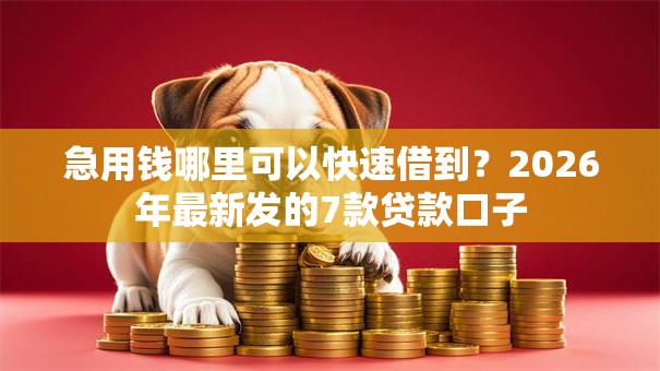 急用钱哪里可以快速借到?2026年最新发的7款贷款口子 急用钱哪里可以快速借到?2026年最新发的7款贷款口子