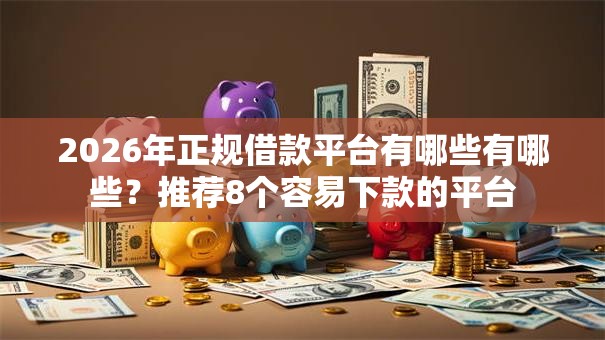 2026年正规借款平台有哪些有哪些?推荐8个容易下款的平台 2026年正规借款平台有哪些有哪些?推荐8个容易下款的平台