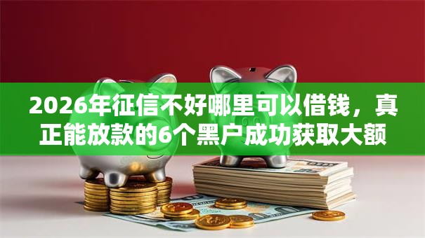 2026年征信不好哪里可以借钱,真正能放款的6个黑户成功获取大额贷款的口子推荐 2026年征信不好哪里可以借钱,真正能放款的6个黑户成功获取大额贷款的口子推荐