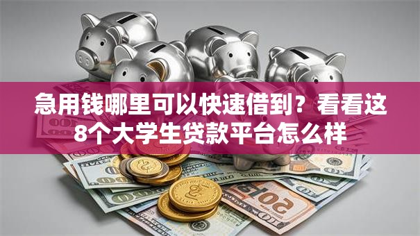 急用钱哪里可以快速借到?看看这8个大学生贷款平台怎么样 急用钱哪里可以快速借到?看看这8个大学生贷款平台怎么样