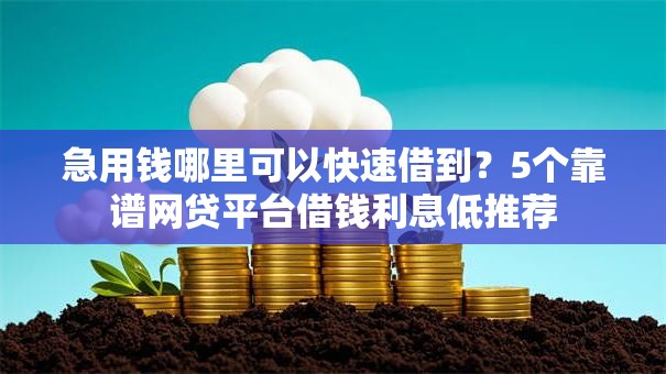 急用钱哪里可以快速借到?5个靠谱网贷平台借钱利息低推荐 急用钱哪里可以快速借到?5个靠谱网贷平台借钱利息低推荐