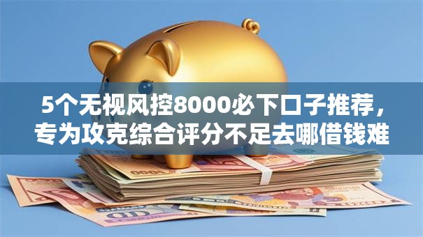5个无视风控8000必下口子推荐，专为攻克综合评分不足去哪借钱难题