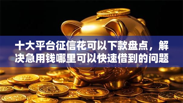 十大平台征信花可以下款盘点,解决急用钱哪里可以快速借到的问题 十大平台征信花可以下款盘点,解决急用钱哪里可以快速借到的问题