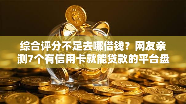综合评分不足去哪借钱？网友亲测7个有信用卡就能贷款的平台盘点