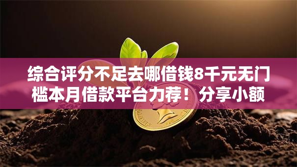 综合评分不足去哪借钱8千元无门槛本月借款平台力荐！分享小额网贷口子8千元无门槛借款