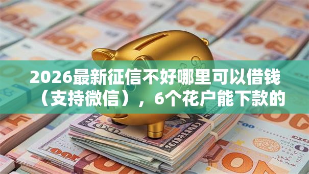 2026最新征信不好哪里可以借钱(支持微信),6个花户能下款的口子无私分享 2026最新征信不好哪里可以借钱(支持微信),6个花户能下款的口子无私分享